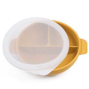 Quality Round Silicone Food Bowl Heat Resistant Silicone Suction Bowl wholesale