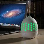 7 Color LED Light USB Ceramic 80ml Aroma Essential Oil Diffuser