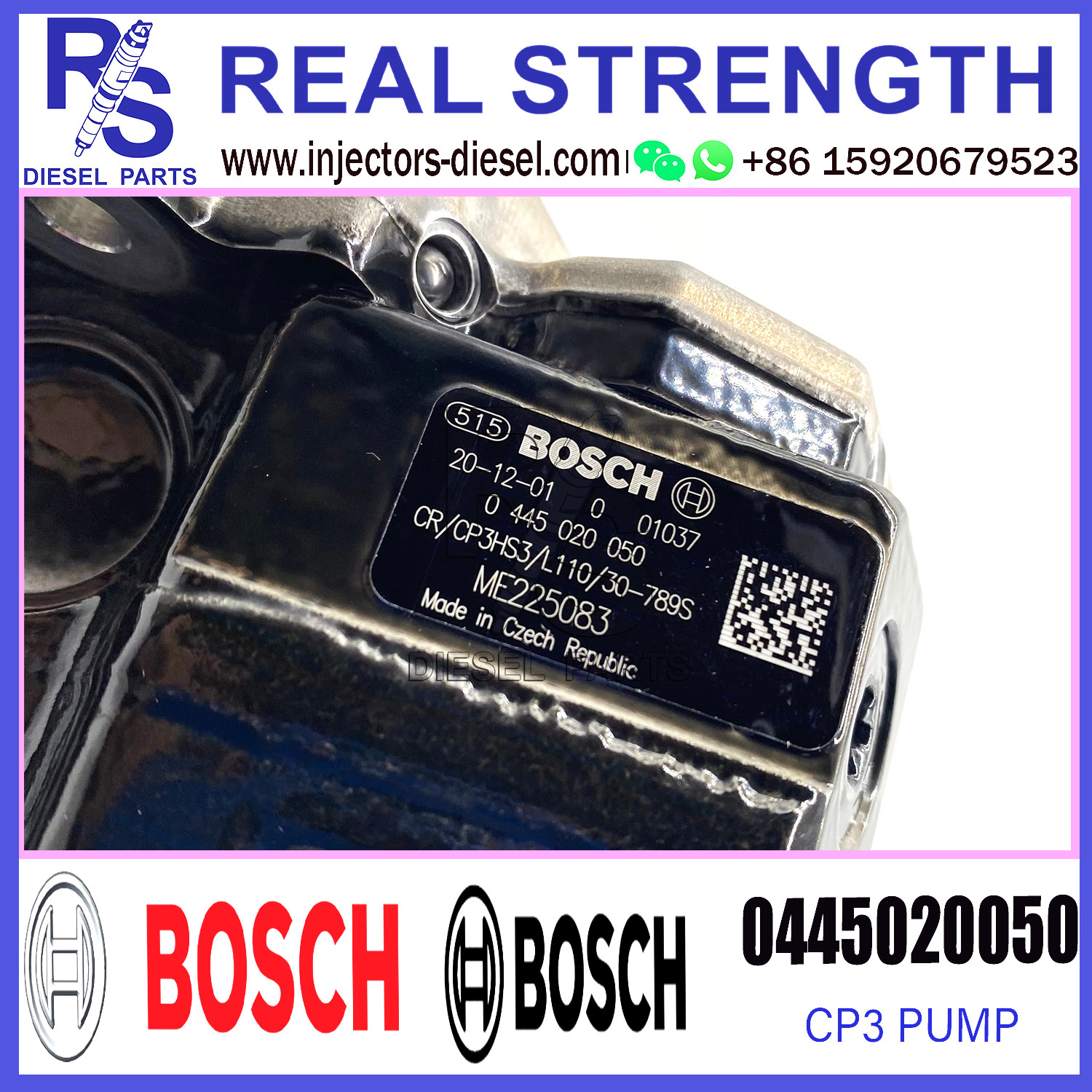 MITSUBISHI CANTER FUSO 4.9 DID 7C18 POMPA WTRYSKOWA PALIWA 0445020050 ME225083