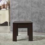 square Dark Brown 15KG Solid Wood Coffee Tables
