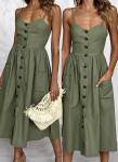 Fashion A-Line Dresses With Spaghetti Strap