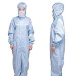 98% Conductive PE SMS Dust Free ESD Cleanroom Coverall