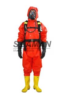 Quality Marine Fire Fighting Suit Light Duty Chemical Protective Coverall Suit wholesale
