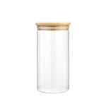 Bamboo Lid Glass Kitchenware Borosilicate Air Tight Food Glass Storage