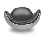 Modern Fiberglass Leisure Lounge chair Salon Ball Shaped Swing Chair