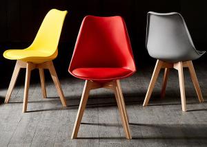Quality No Deformation Wooden Leg Dining Chair wholesale