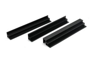 Quality PVC Plastic Profile Black Geometric Profile Fish Tank Accessories wholesale