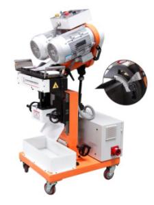 Quality Double Head Plate Edge Milling Machine Stainless Steel Beveling Deburring 1050rpm wholesale
