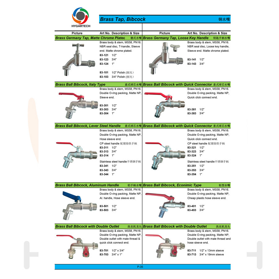 Brass Ball Valve W/ Male Thread Ends Lever Steel Handle