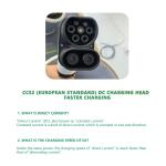 CCS2 charging port Portable EV fast Charger emergency ev charger 7KW 32A