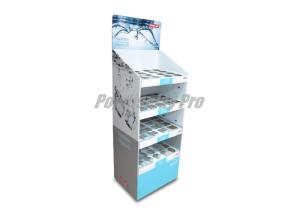 Quality Personalized Cardboard Shelf Display Full Color Printed With 4 Trays wholesale