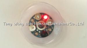 Quality Round Flashing Sound Recording Module Waterproof For Kids Clothing Shoes Pillow wholesale