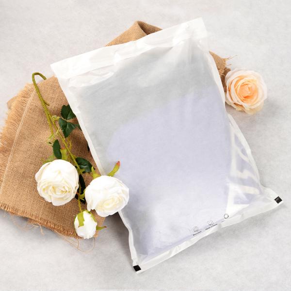 Bio Degradable Semi Transparent Flint Glazed Paper Ziplock Bag Compostable