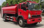 118KW 4x2 Fire Department Vehicles , Fire Truck Fire Engine 9000L Water Tank