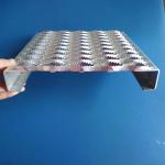 Industrial Mezzanines Diamond Safety Grating Aluminum Metal Stair Treads Anti