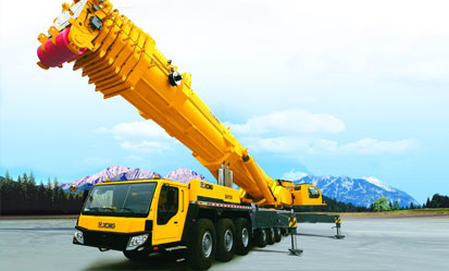 QAY 220 All Terrain Crane South Africa Customerized Color 55 Ton Truck Crane for Mining Aera