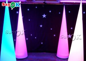Quality Attractive Inflatable Lighting Decoration / Blow Up Cone For Christmas wholesale