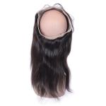 Brazilian remy 100% virgin human hair raw unprocessed 360 lace frontal