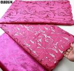 Milan Fashion African Cord Lace Chiffon Embroidery fabric Nigerian Guipure Lace