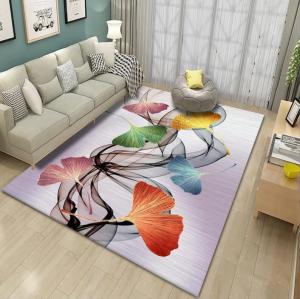 Quality Colorful Maple Leaf Patterned Carpet For Household Bedroom Living Room wholesale