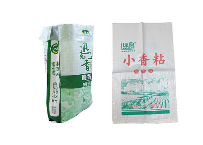 White PP Woven Packaging Bags Poly Woven Sacks Moisture Resistant