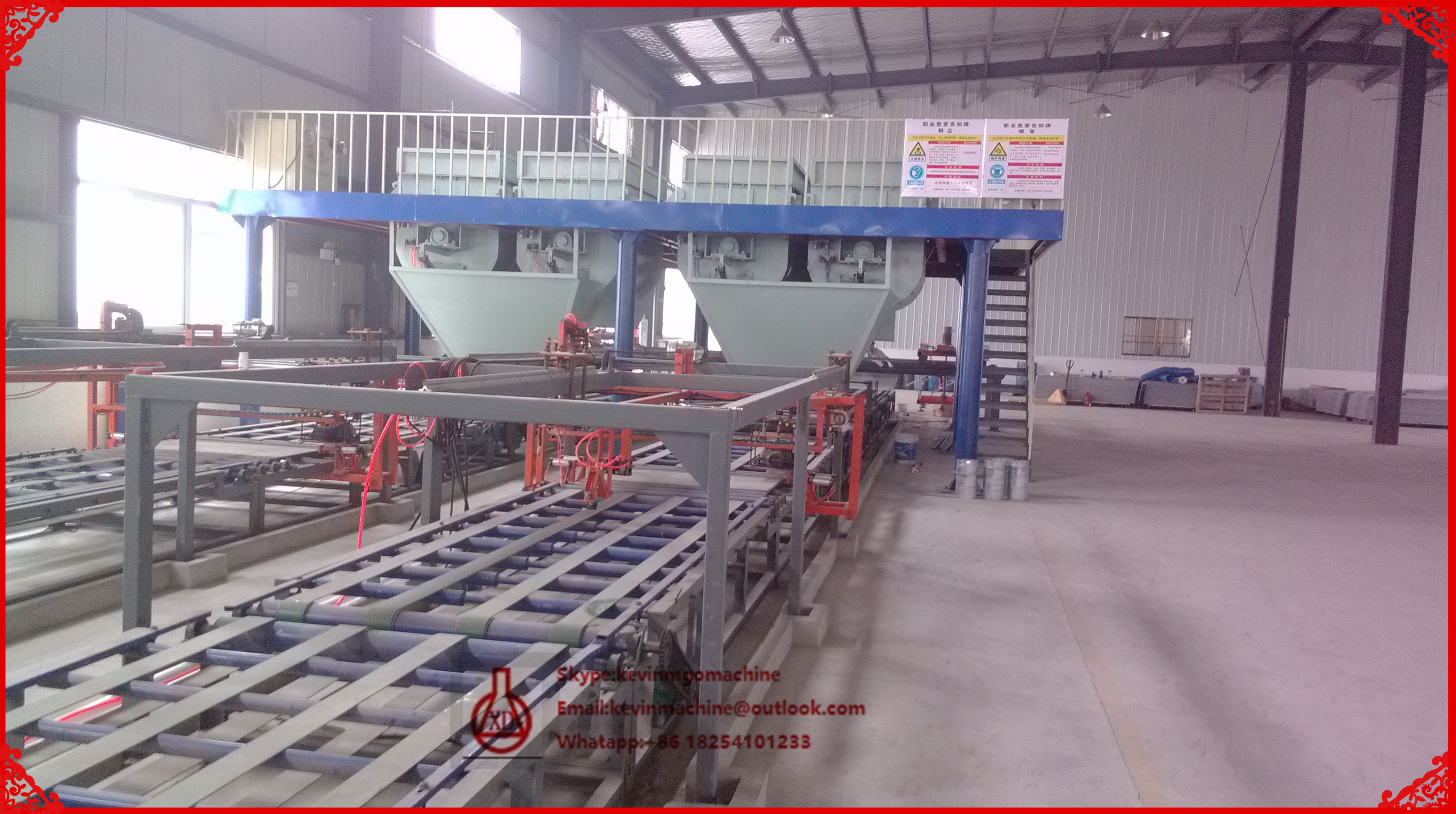 Automatic Fireproof Wheat Straw Board Machine with 1500 Sheets Production Capacity