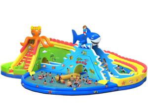 Quality kids backyard inflatable water park wholesale
