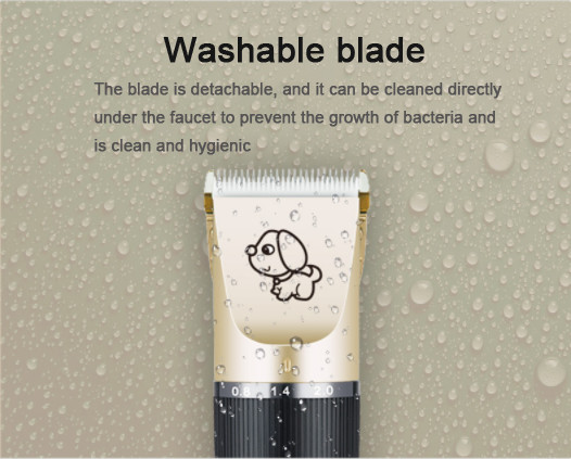 Rechargeable Pet Grooming Tool Noiseless Dog Hair Trimmer Clippers