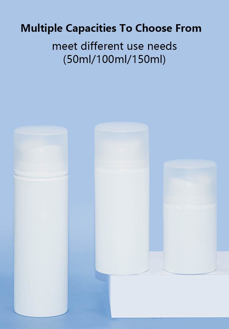 50ml/100ml/150ml Customized Color face cream lotion container PP Airless Pump Bottle UKA57