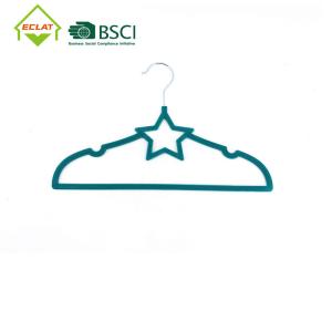 Quality 360 Degree Swivel Hook Kids 33cm Slim Velvet Hangers wholesale