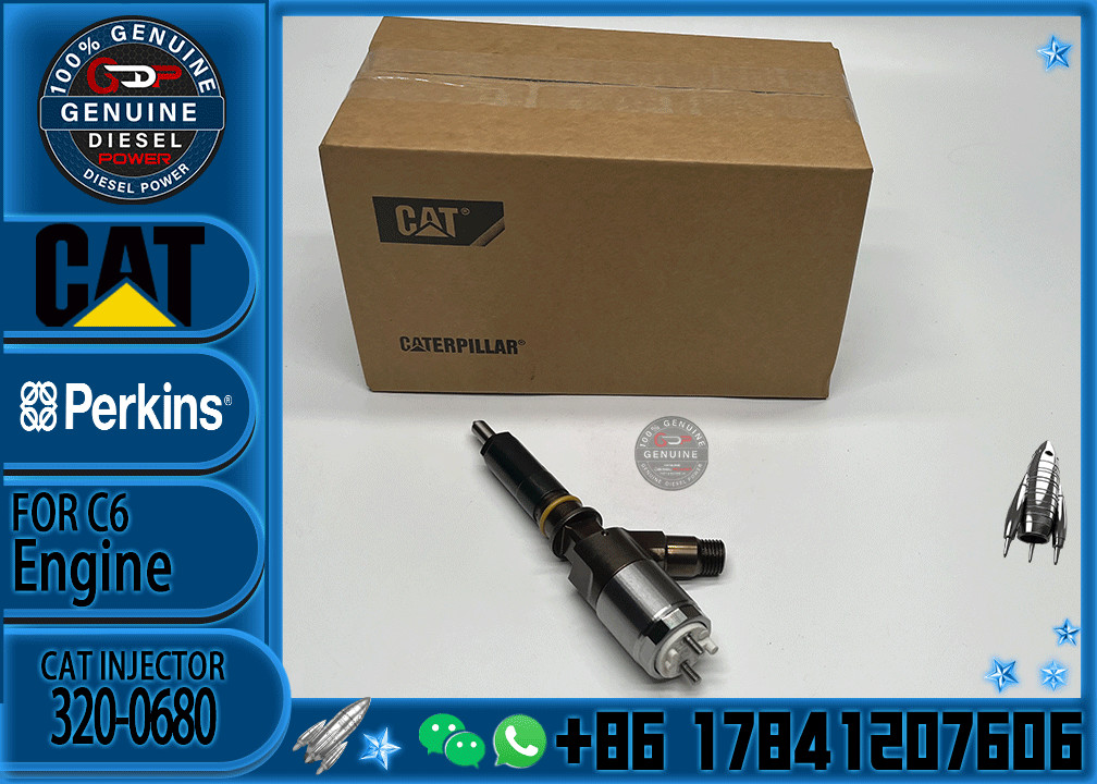 Common Rail 320D injector 2645A747 320-0680 for Caterpillar perkins C6.6 C6.4 engine CAT 320D injector