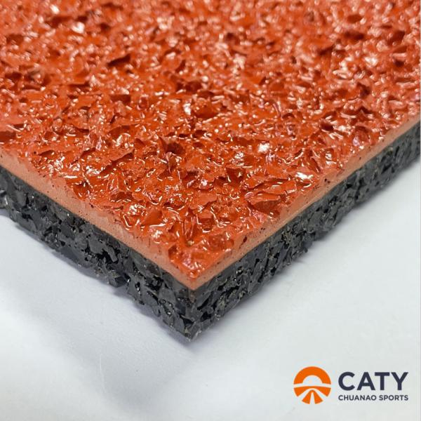 High-Traction Rubberized Athletic Track Surface by Professional Competition