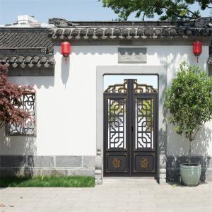 Quality Automatic Sliding Galvanized Wrought Raw Iron Gates For Courtyard wholesale