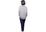 OEM Service Ladies Woman Yarn Dye Stripped Pajamas 95% Viiscose 5% Elastane