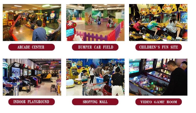 Six Players Redemption Arcade Machines Win Prize Lottery Customize Color