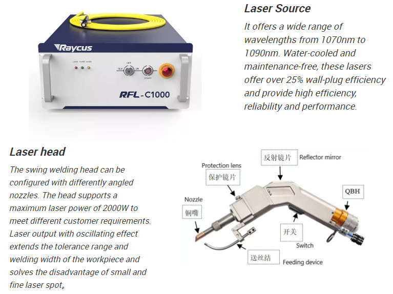 220V Portable Handheld Fiber Laser Welding Machine 1000w 1500W 2000w