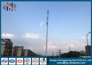 Quality ISO Hot Dip Galvanized Telecommunication Towers 2.3-18mm Wall Thickness wholesale