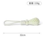 Eco-Friendly Dog Chew Toy with Cotton Rope - Treat Dispensing for Dental Hygiene