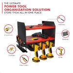 Wall Mounted Metal Material Drilling Power Tool Storage Rack for Furniture