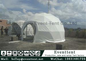 Quality Clear Walls Large Dome Tent With Hot Galvanized Steel Frame 6m Diameter wholesale