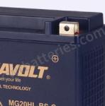 Motorcycle Nano Gel Jet Ski Batteries 12V 20Ah Dynavolt MG20HL-BS-C