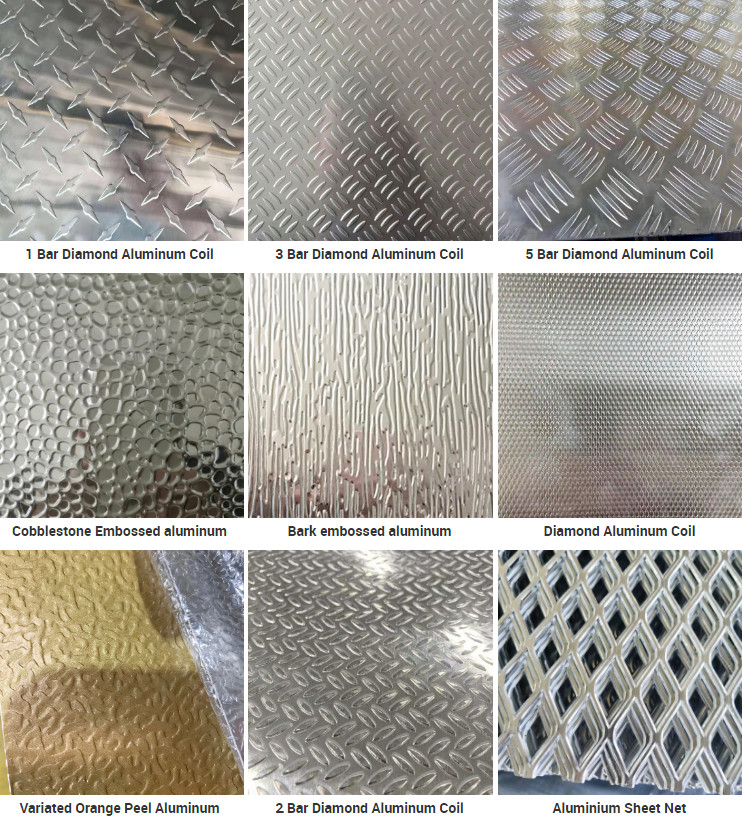 Stucco Embossed Aluminum Plate Sheet Aluminum Checker Plate 5005 H34 Aluminum Diamond Plate