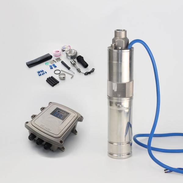 Multi Stage DC Solar Water Pump Solar Stainless Steel 38mm Outlet High Pressure