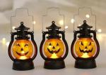 Halloween Lantern with Skull Decorated