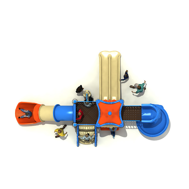 19062 Kids Custom Playground Slides Outdoor Roto Moulded Surfact Mounting