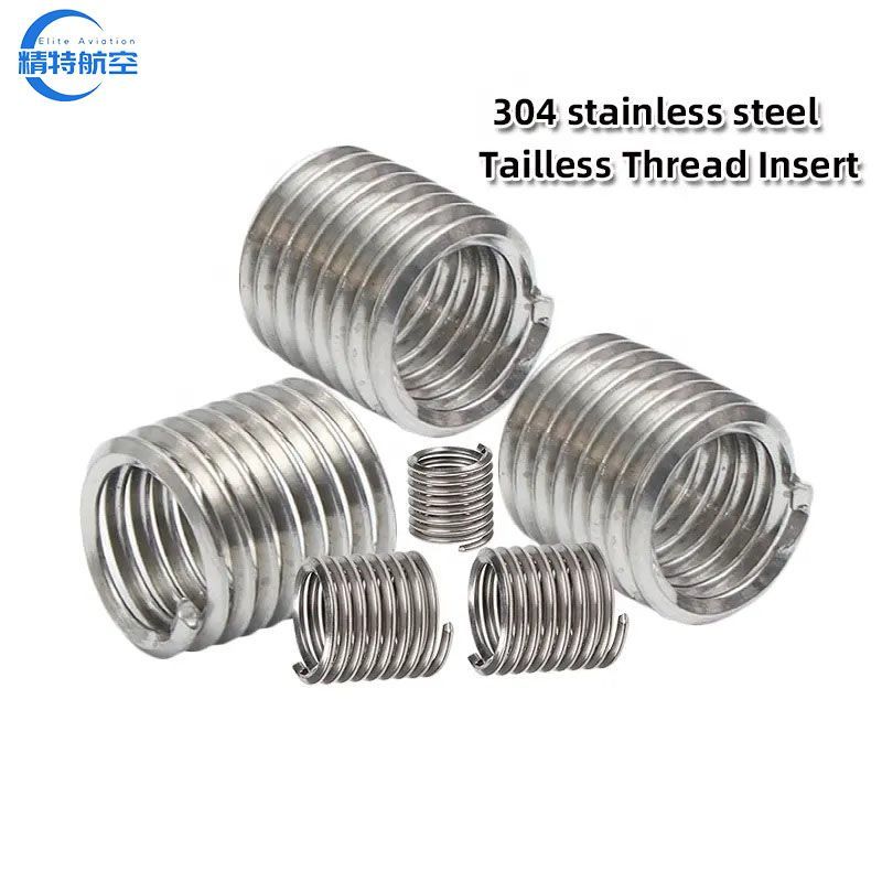 M8 M10 Factory Supply 201 304 316 Stainless Steel Tailless Thread Insert