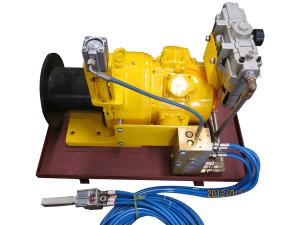 Quality Construction Engineering Pneumatic Air Winch Lightweight With Automatic Disc Brake wholesale
