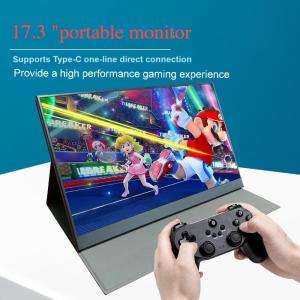 Quality 1920x1080 Portable LCD Screen 17.3 Inch Portable Monitor For Laptop wholesale