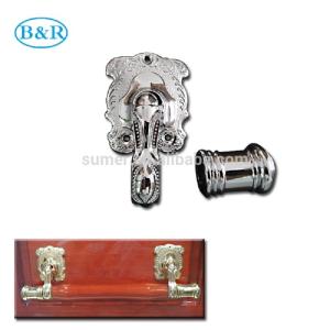 Quality H057 Australia Style Metal Coffin Handles Zamak Fix bar handles wholesale