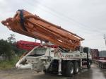 ISO90001 Approved Used Cement Truck , Concrete Pumping Truck 37 Meters